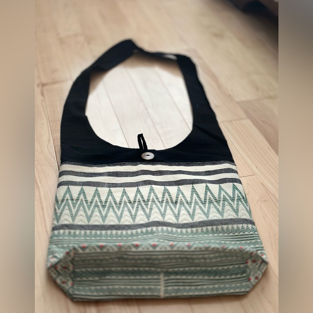 Handmade hobo fabric tote